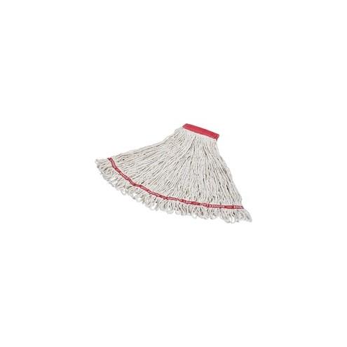 Rubbermaid Commercial 5" Headband Swinger Blend Wet Mop - Cotton, Synthetic Yarn, PVC, Woven