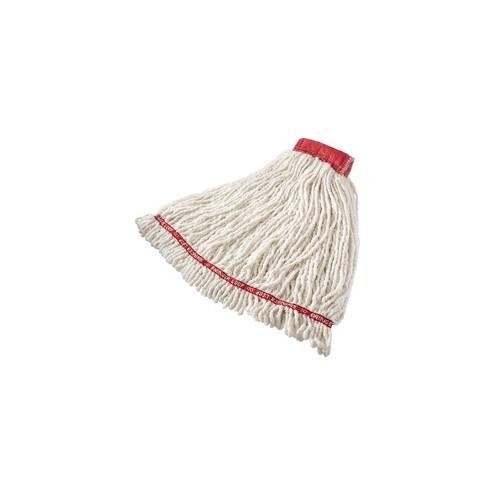 Rubbermaid Commercial 24 oz Swinger Loop Wet Mop - Cotton, Rayon, Polyester, Acrylic Yarn, PVC, Woven