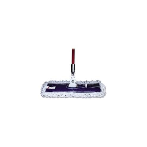 Rubbermaid Commercial Looped Fringe Finish Mop - 5" Width x 18" Length - Rayon, Synthetic