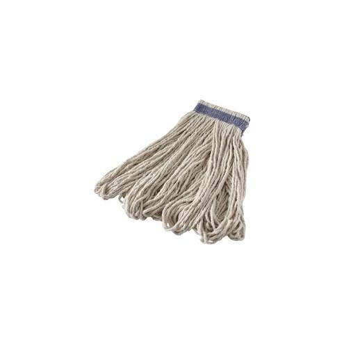 Rubbermaid Commercial Universal Headband Cotton Wet Mop - Cotton, Synthetic Yarn