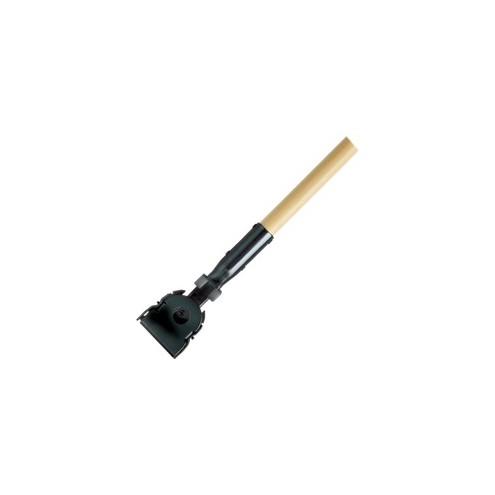 Rubbermaid Commercial Snap-On Dust Mop Hardwood Handle - 60" Length - Hardwood - 12 / Carton