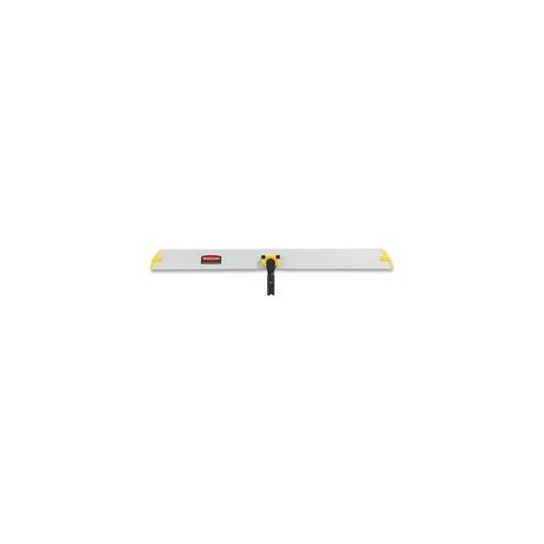 Rubbermaid Commercial Quick Connect Hall Dusting Frame - Lightweight, Hook & Loop Strip - Yellow - Aluminum - 6 / Carton
