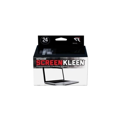 Read Right Notebook ScreenKleen - For Display Screen - Lint-free - 24 / Box