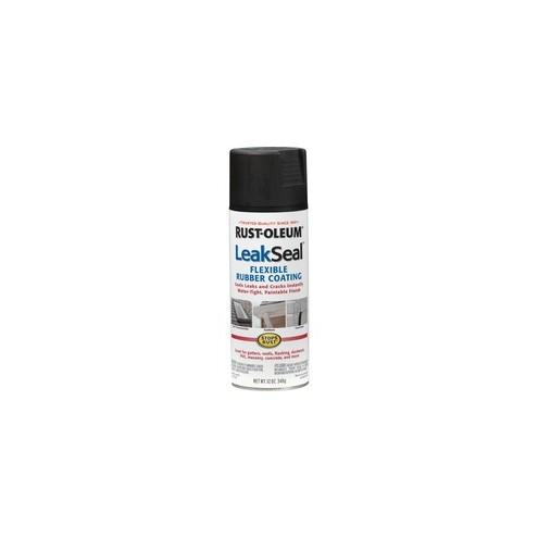 LeakSeal Flexible Rubber Coating Spray - Black - 1 Each