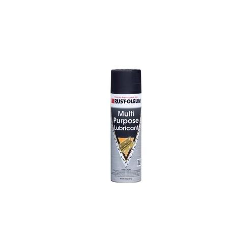 Rust-Oleum Multi Purpose Lubricant - Ready-To-Use Spray - 16 fl oz (0.5 quart) - 1 Each - Clear, Black