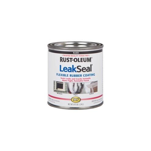 LeakSeal Brush Flexible Rubber Coating - Black - 1 Each