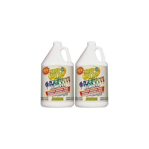 Krud Kutter Graffiti Remover - Liquid - 128 fl oz (4 quart) - 2 / Carton - Clear