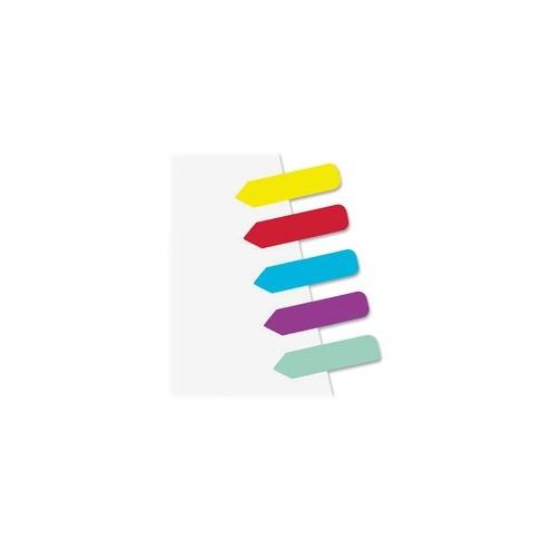 Redi-Tag Mini Arrows Removable Tags - 154 - 0.31" x 1.25" - Arrow - Yellow, Red, Blue, Mint, Purple - Writable, Removable - 154 / Pack