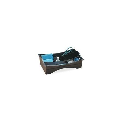 Rubbermaid Multi-Compartment Hanging Organizer - 12.5" Height x 7.8" Width x 3.3" Depth - Black - Plastic - 1 / Each