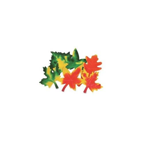 Roylco Color Diffusing Paper Leaves - 9" x 7" - White Paper - 80 / Pack