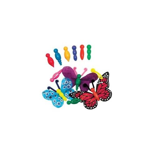 Roylco Bug Bodies Art Activity Kit - Recommended For 4 Year - 75 Piece(s) - 1.97" x 0.79" - 75 / Pack - Assorted - Plastic