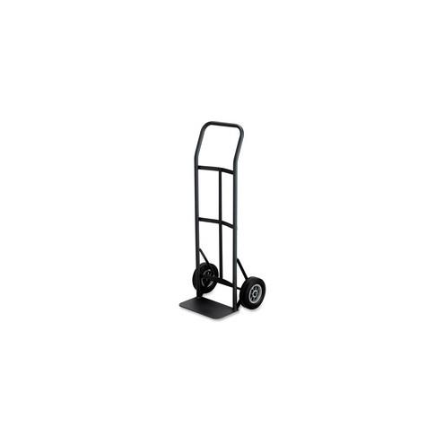 Safco Tuff Truck Continuous Handle - 400 lb Capacity - 8" Caster Size - x 19.5" Width x 14.5" Depth x 45.5" Height - Steel Frame - Black - 1 / Each