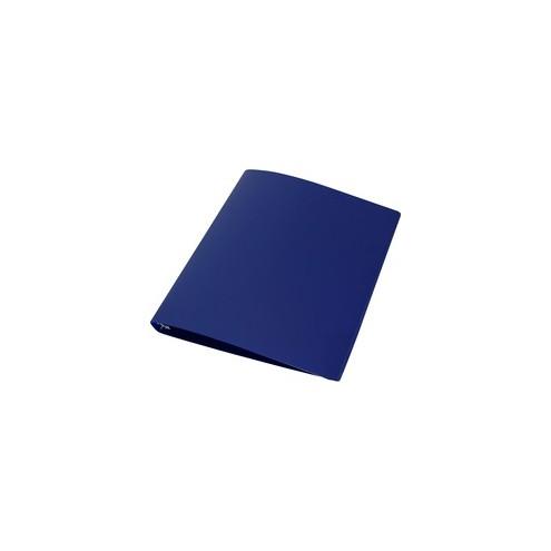 Samsill Round Ring 1" Poly Binder - 1" Binder Capacity - Letter - 8 1/2" x 11" Sheet Size - 3 x Round Ring Fastener(s) - Poly - Blue - 8 oz - Lightweight, Stain Resistant - 1 Each