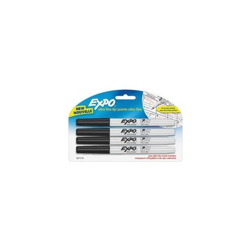Expo Ultra Fine Point Dry Erase Markers - Ultra Fine Marker Point - Assorted - 4 / Pack