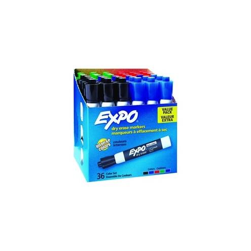 Expo Low-Odor Dry Erase Chisel Tip Markers - Chisel Marker Point Style - Assorted