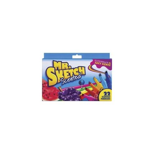 MR. SKETCH Scented Markers - Chisel Marker Point Style - Assorted - 22 / Pack