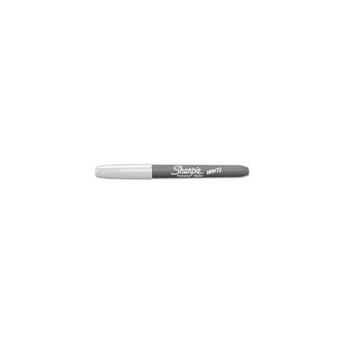 Sharpie Intense Permanent Ink Markers - White - 12 / Dozen