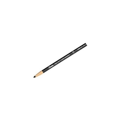 Sharpie Peel-Off China Marker - Black Lead - Black Barrel - 12 / Dozen