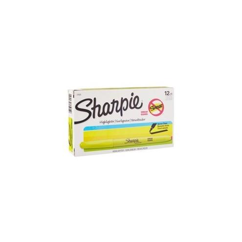 Sharpie Highlighter - Pocket - Chisel Marker Point Style - Fluorescent Yellow