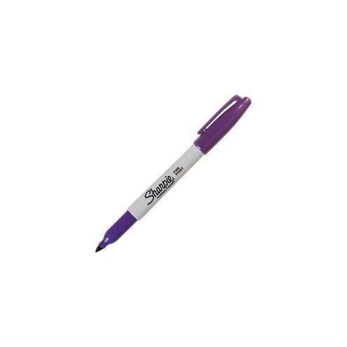 Sharpie Pen-style Permanent Marker - Fine Marker Point - Purple Alcohol Based Ink - 1 Each