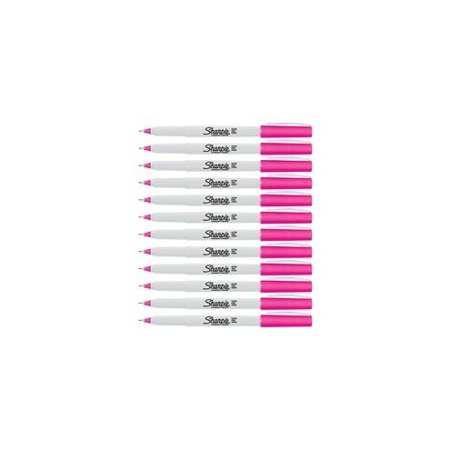 Sharpie Percision Permanent Markers - Ultra Fine Marker PointAlcohol Based Ink - 12 / Dozen