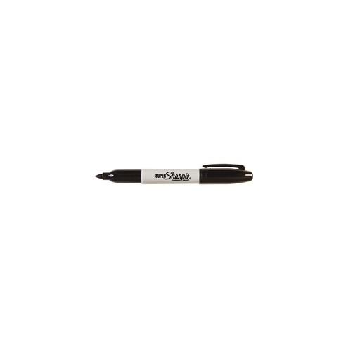 Sharpie Super Permanent Marker - Fine, Bold Marker Point - Black Dozen