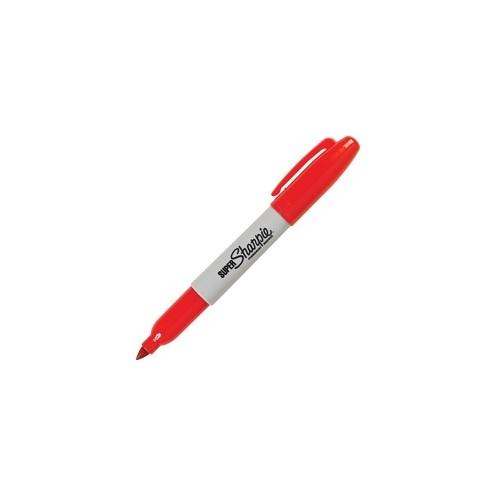 Sharpie Super Bold Fine Point Markers - Bold Marker Point - Red Alcohol Based Ink
