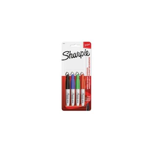 Sharpie Mini Markers - Fine Marker Point - Assorted - 4 / Set