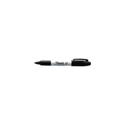 Sharpie Super Twin Tip Permanent Marker - Fine Marker Point - Chisel Marker Point Style - Black - 1 Each