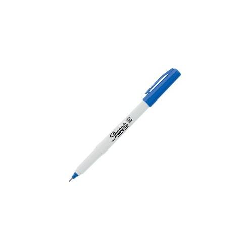 Sharpie Precision Permanent Markers - Ultra Fine, Fine Marker Point - Blue Alcohol Based Ink