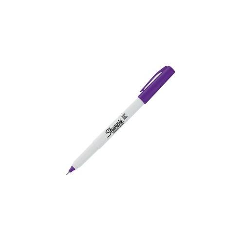 Sharpie Precision Permanent Marker - Ultra Fine Marker Point - Purple Alcohol Based Ink - 1 Each