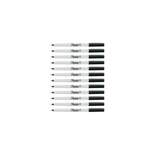 Sharpie Precision Permanent Markers - Ultra Fine Marker Point - Narrow Marker Point StyleAlcohol Based Ink - 1 Dozen