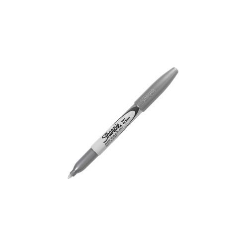 Sharpie Metallic Permanent Markers - Fine Marker Point - 0.5 mm Marker Point Size - Silver