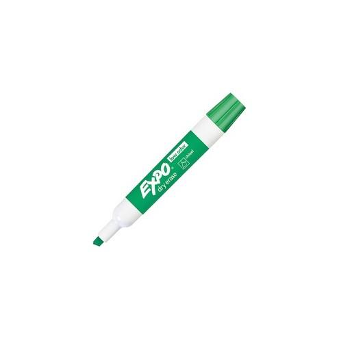 EXPO Large Barrel Dry-Erase Markers - Bold Marker Point - Chisel Marker Point Style - Green