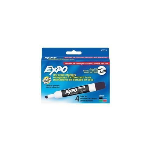 EXPO Large Barrel Dry-Erase Markers - Bold Marker Point - Chisel Marker Point Style - Assorted - Assorted Barrel