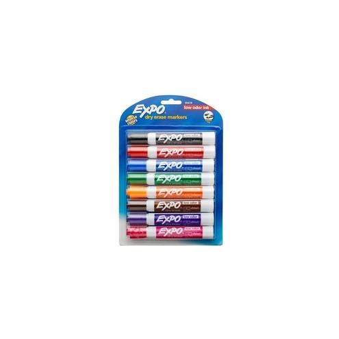 Expo Low Odor Markers - Chisel Marker Point Style - Assorted - 8 / Pack