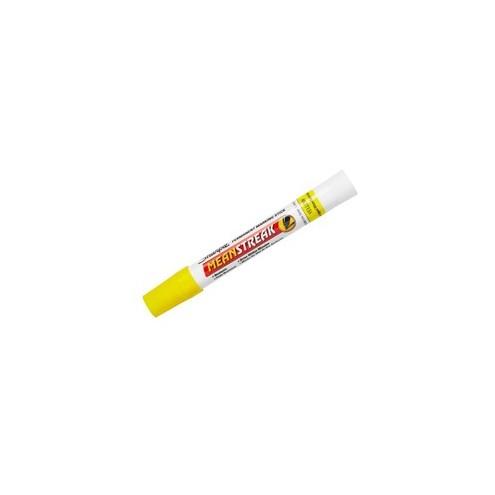 Sharpie Mean Streak Permanent Marking Stick - Broad Marker Point - Bullet Marker Point Style - Yellow - 1 Each