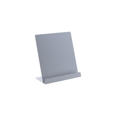 Saunders Tablet Stand - Vertical - 9.5" x 7.3" x 4.8" - Aluminum - 1 Each - Silver