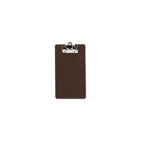 Saunders Lock-O-Matic Legal Archboard - 2.50" Clip Capacity - 9" x 17 1/2" - Hardboard - Brown - 1 / Each