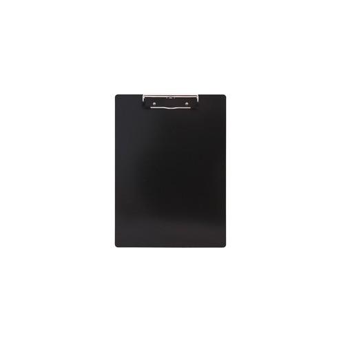 Saunders Aluminum Clipboard - 8 1/2" x 11" - Low-profile - Aluminum - Black - 1 Each