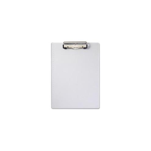 Saunders Clipboard - 0.50" Clip Capacity - 8 1/2" x 12" - Low-profile - Acrylic - Clear - 1 Each