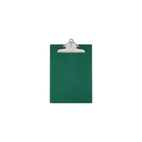 Saunders Recycled Plastic Clipboards - 1" Clip Capacity - 8 1/2" x 11" - Plastic - Green - 1 / Each