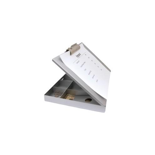 Saunders Cash Box Clipboard - Heavy Duty - Aluminum - 1 Each