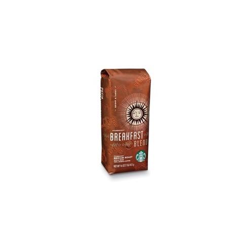 Starbucks Breakfast Blend Whole Bean Coffee - Breakfast Blend - Medium - 1 Each