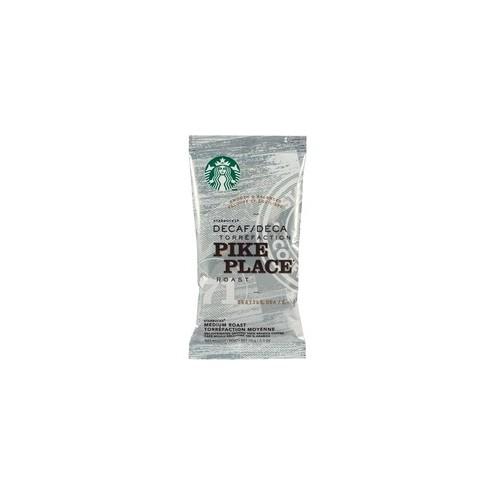 Starbucks Pike Place Roast Ground - Cocoa, Nut - Medium - 2.5 oz Per Box - 18 Packet - 18 / Box