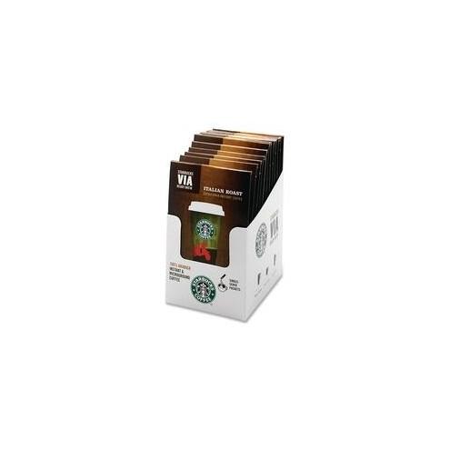 Starbucks VIA Ready Brew Italian Roast Coffee Instant - Regular - Colombian, Italian Blend - Dark/Bold - 0.1 oz Per Packet - 8 Packet - 8 / Box