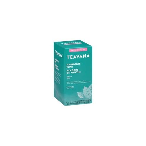 Teavana Harmonic Mint Herbal Tea - Herbal Tea - Peppermint, Spearmint, Harmonic Mint - 0 oz Per Bag - 24 Teabag - 24 / Box