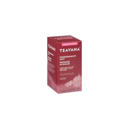 Teavana Pomegranate Zest Herbal Tea - Herbal Tea - Pomegranate Zest - 1.7 oz - 24 / Box