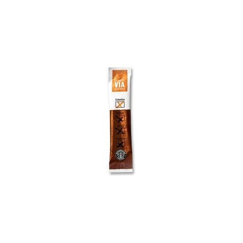 Starbucks VIA Ready Brew Colombia Instant Coffee - Colombia, Walnut, Arabic - Medium - 0.1 oz - 50 / Box