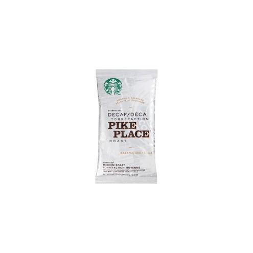 Starbucks Pike Place Decaf Coffee Packets - Decaffeinated - Pike Place, Cocoa, Toasted Nut - Medium - 2.5 oz Per Packet - 18 / Box